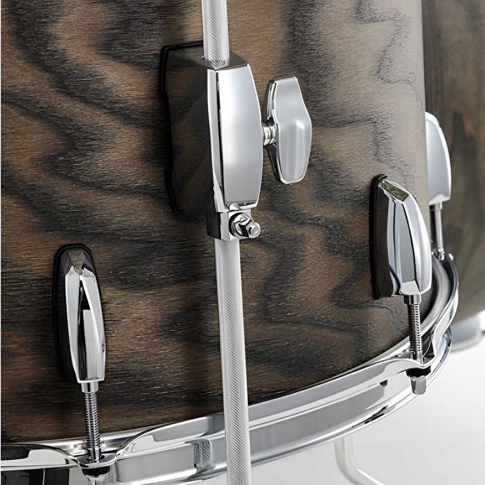 PEARL STS924XSP/C852 Session Studio Select Black Satin Ash 4 Parça (22B/10T/12T/16F) Akustik Davul Seti