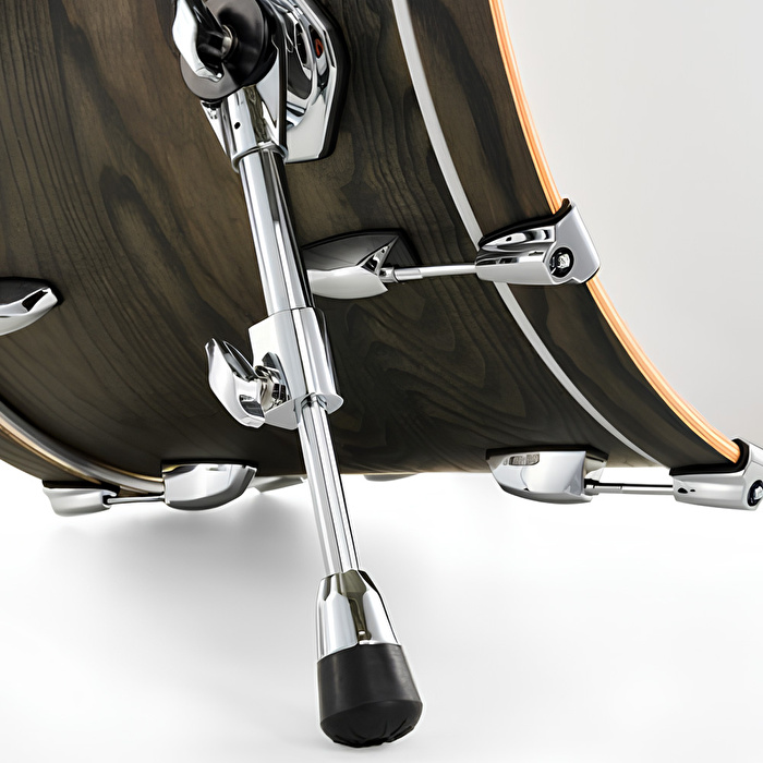 PEARL STS924XSP/C852 Session Studio Select Black Satin Ash 4 Parça (22B/10T/12T/16F) Akustik Davul Seti