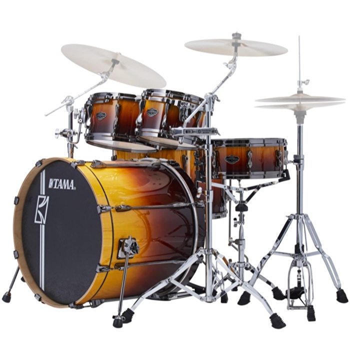 TAMA ML62HZBSP-SFP Limited Superstar Sapphire Fade Hyper-Drive 6 Parça (22B/14S/10T/12T/14F/16F) Akustik Davul Seti
