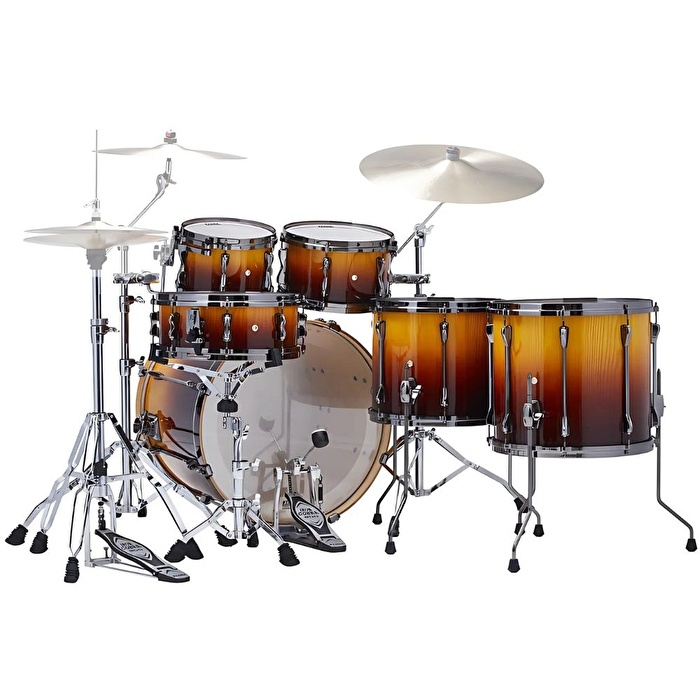 TAMA ML62HZBSP-SFP Limited Superstar Sapphire Fade Hyper-Drive 6 Parça (22B/14S/10T/12T/14F/16F) Akustik Davul Seti