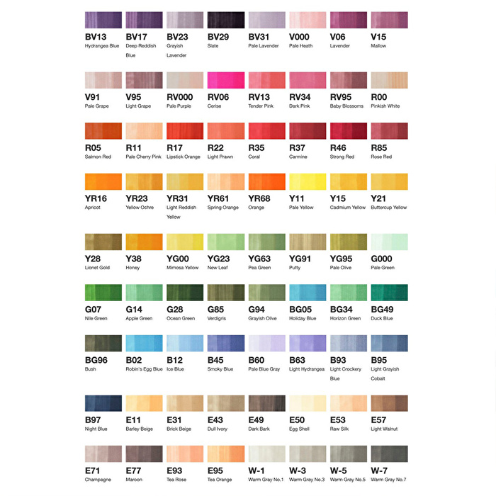 COPIC Ciao 72' lik Set B