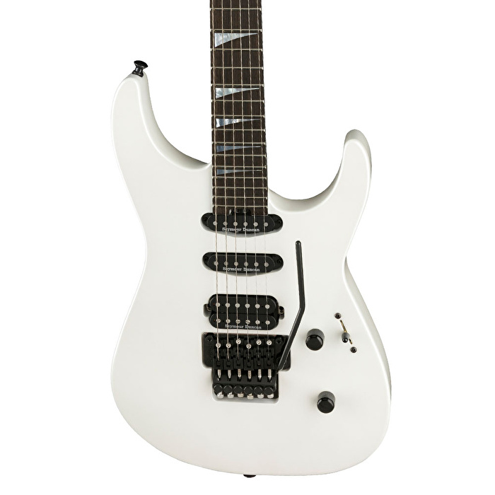 Jackson American Series Soloist SL3 Floyd Rose Abanoz Klavye Beyaz Elektro Gitar