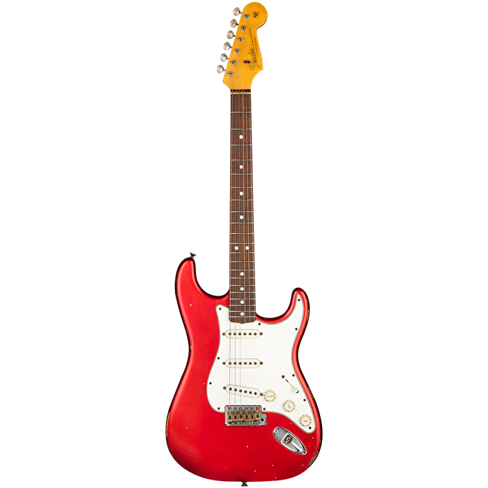 Fender Custom Shop 1965 Strat Relic Candy Apple Red Elektro Gitar