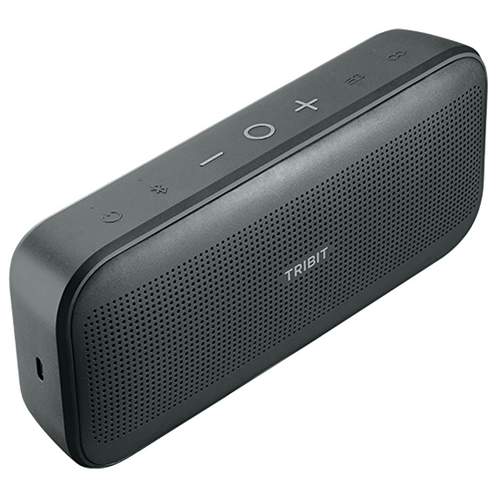 Tribit Stormbox Flow T-BTS13 25W 30 Saat Oynatma Süresi IP67 Su Geçirmez Powerbank Özellikli Taşınabilir TWS Bluetooth Hoparlör Siyah