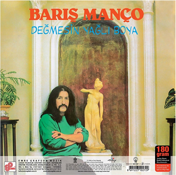 Barış Manço – Değmesin Yağlı Boya(Remastered,180 Gram)
