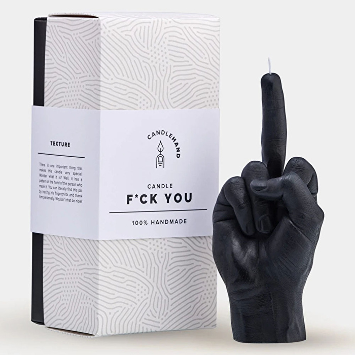 CANDLE HAND F*ck You Mum Siyah