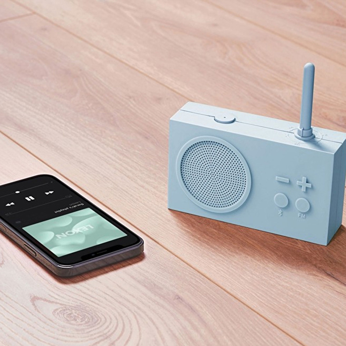 LEXON Tykho 3 Radyo ve Bluetooth Hoparlör Açık Mavi