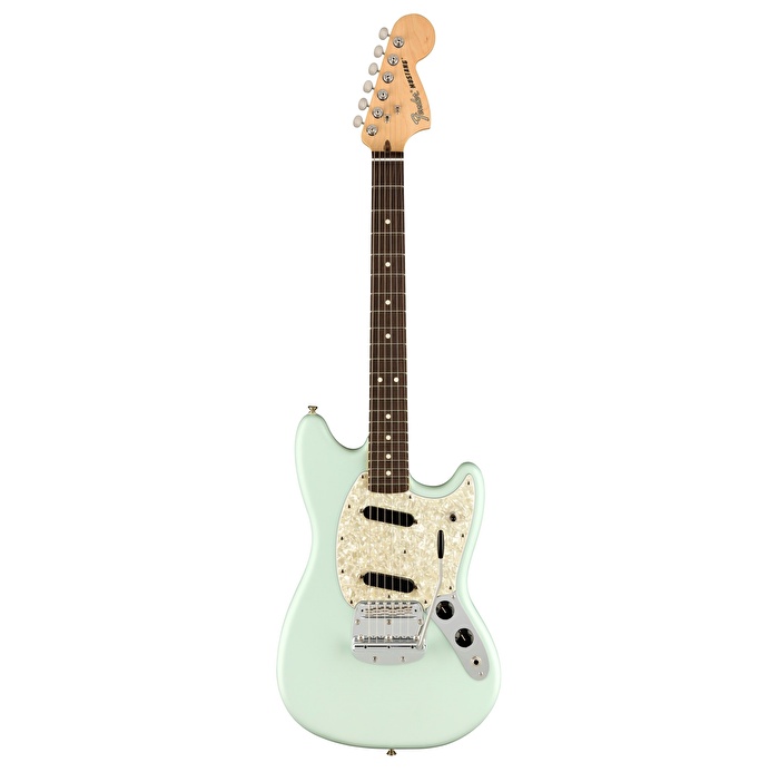 Fender American Performer Mustang Gülağacı Klavye Satin Sonic Blue Elektro Gitar
