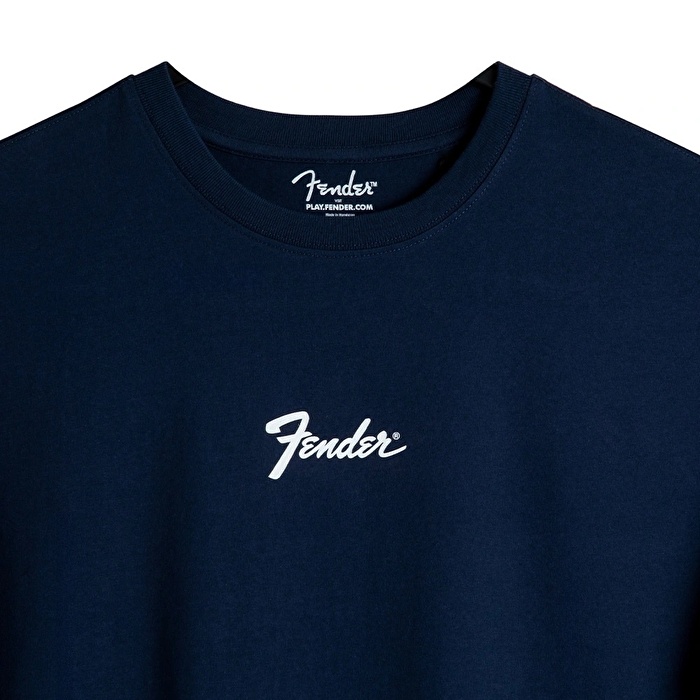 FENDER® Alice in Wonderland Loose Lacivert T-Shirt