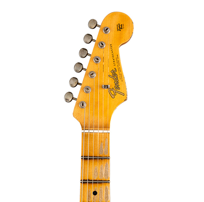 Fender Custom Shop W19 1965 Stratocaster Relic Maple Fingerboard Super Faded Aged Inca Silver Elektro Gitar
