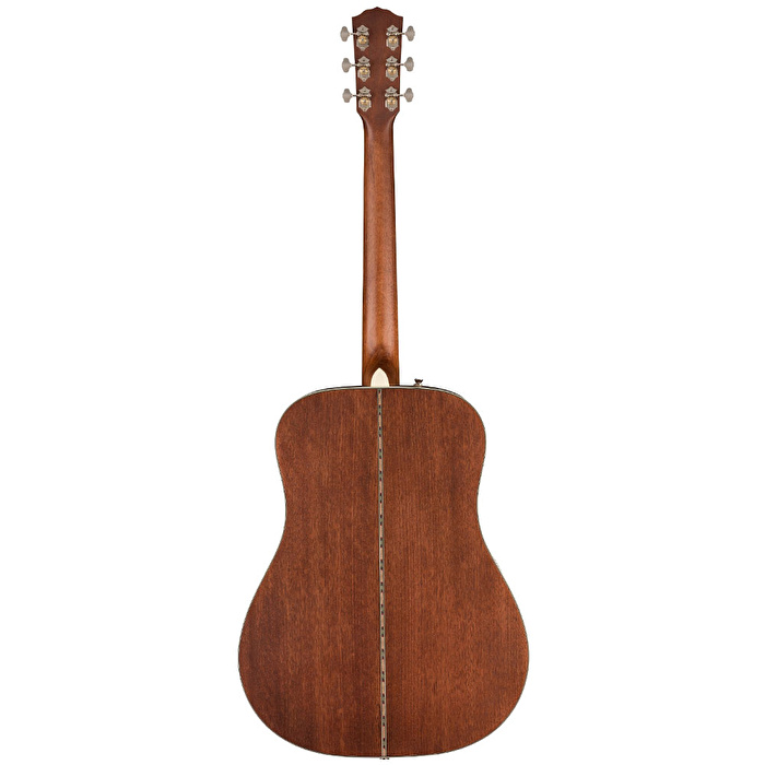 Fender PD-220E Paramount Dreadnought All Mahogany Ovangkol Klavye Aged Cognac Burst Elektro Akustik Gitar