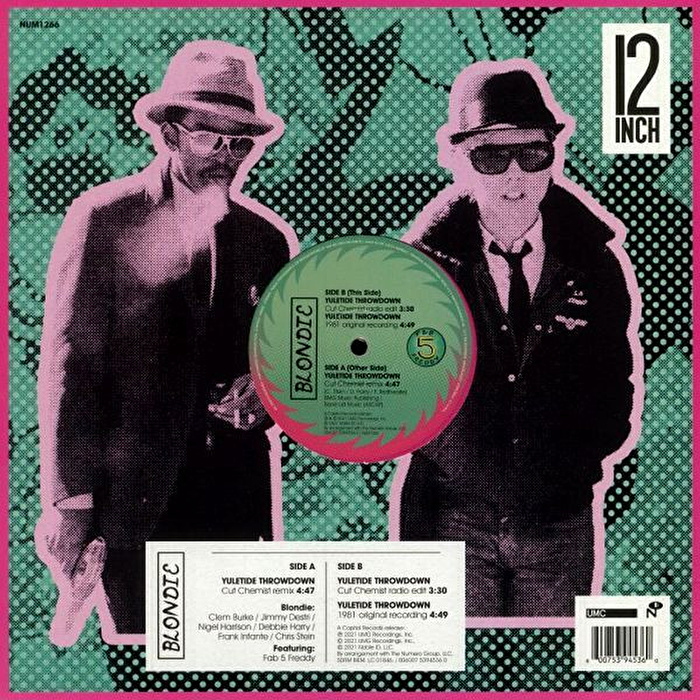 Blondie Featuring Fab 5 Freddy – Yuletide Throwdown (2021 Remastered, 45 RPM)