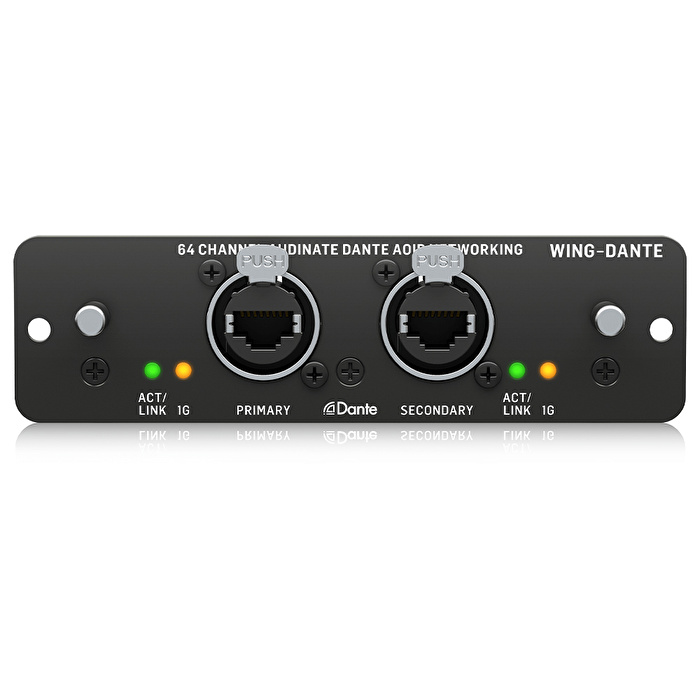 BEHRINGER 64x64 Kanal Audinate Dante AoIP Ağı için WING Genişletme Kartı