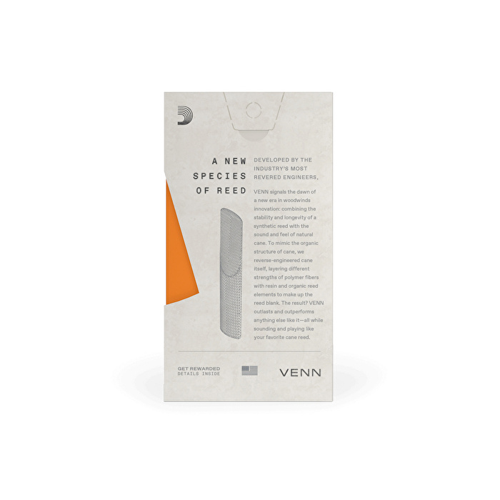 DADDARIO VTS0120G2  VENN 2 Numara Tenor Saksafon Kamışı - 1 Adet