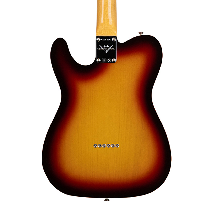 Fender Custom Shop 1960 Telecaster Custom NOS Chocolate 3 Ton Sunburst Elektro Gitar