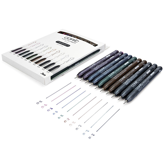 COPIC Multiliner Classic Color 10'lu Kalem Seti