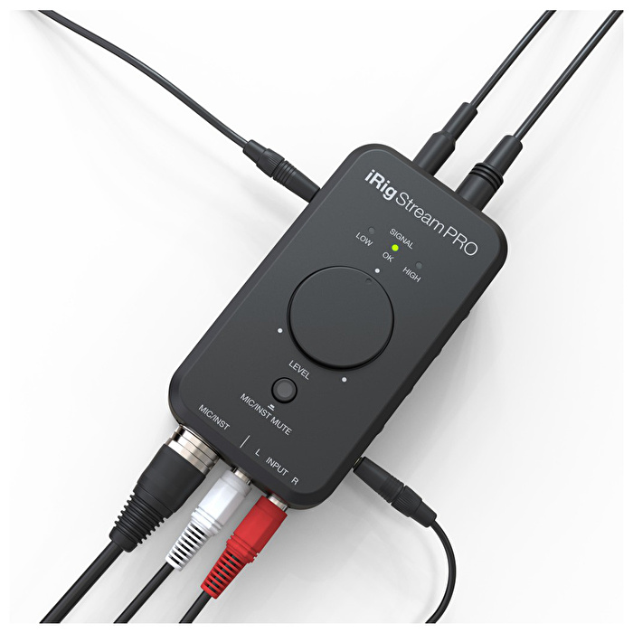 IK Multimedia iRig Stream Pro iPhone, iPad ve Mac/PC için Canlı Yayın Ses Kartı