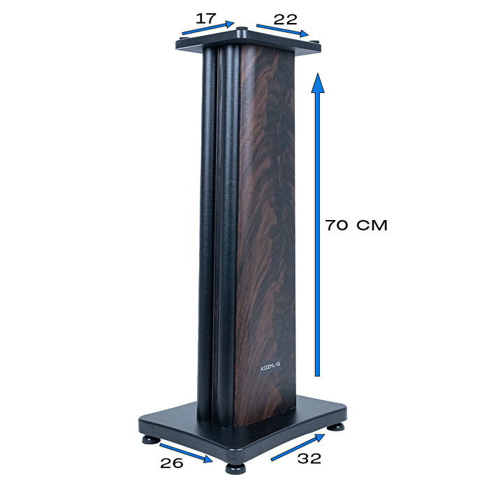 KOZMOS KS-SS418W Ahşap Hi-Fi Hoparlör Standı - Ceviz