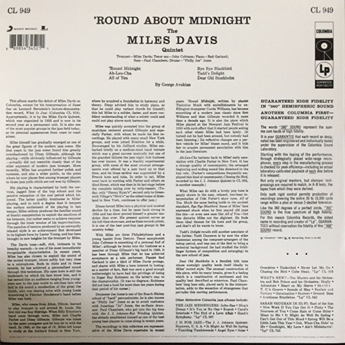 Miles Davis – 'Round About Midnight (MONO)