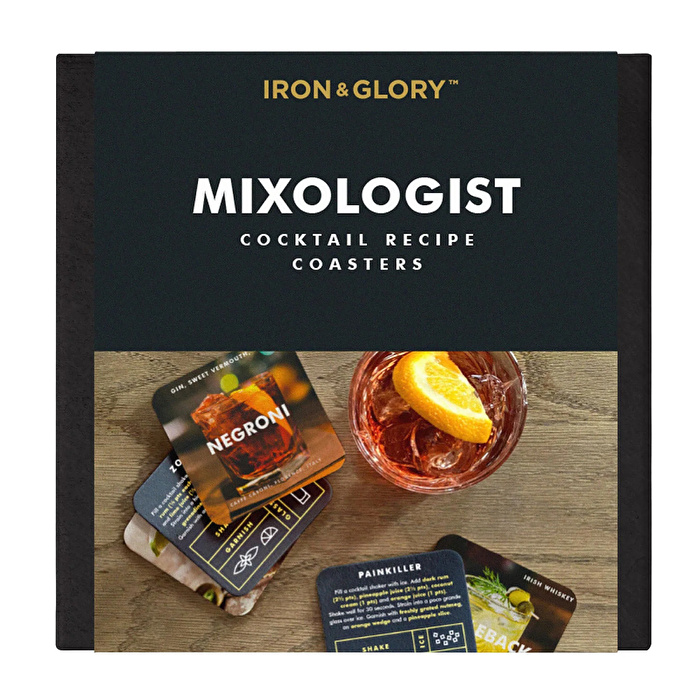 SUCK UK Kokteyl Tarifleri Bardak Altlık Seti