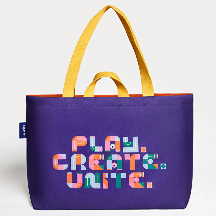 ROOT Turuncu & İndigo Kanvas Çanta