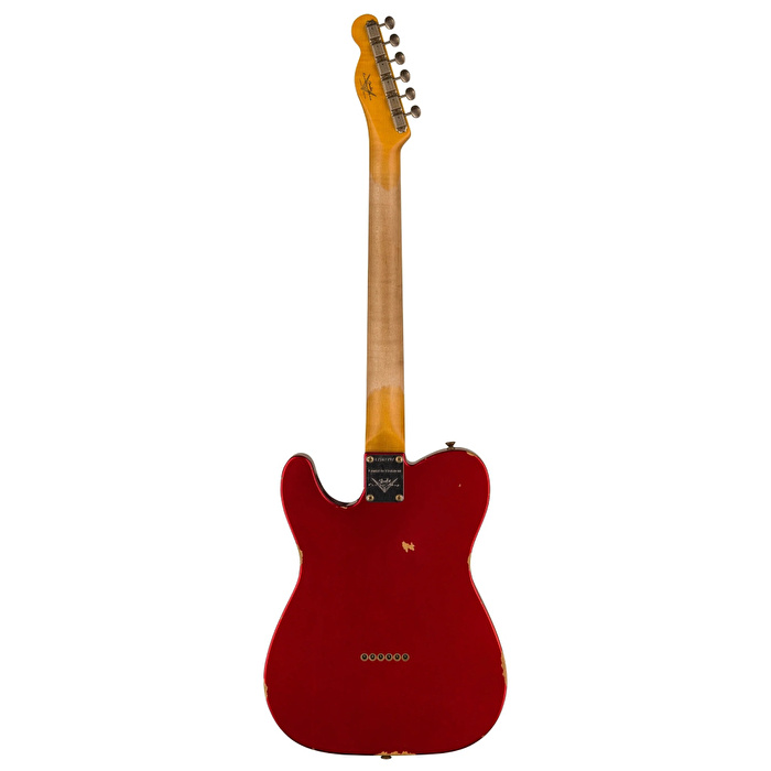 FENDER Custom Shop Limited Edition 1960 Telecaster Relic Gülağacı Klavye Aged Candy Apple Red Elektro Gitar
