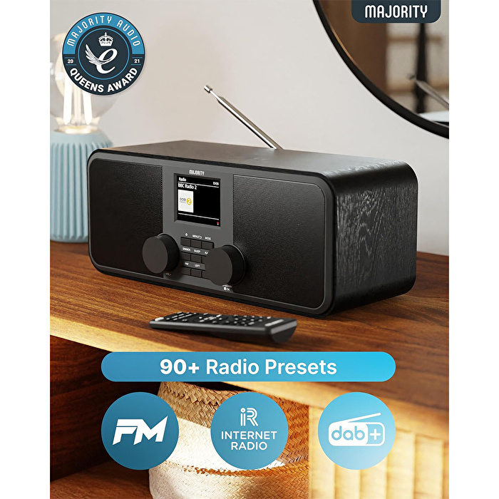 Majority Rostock Saat Dab Radyo BT Hoparlör