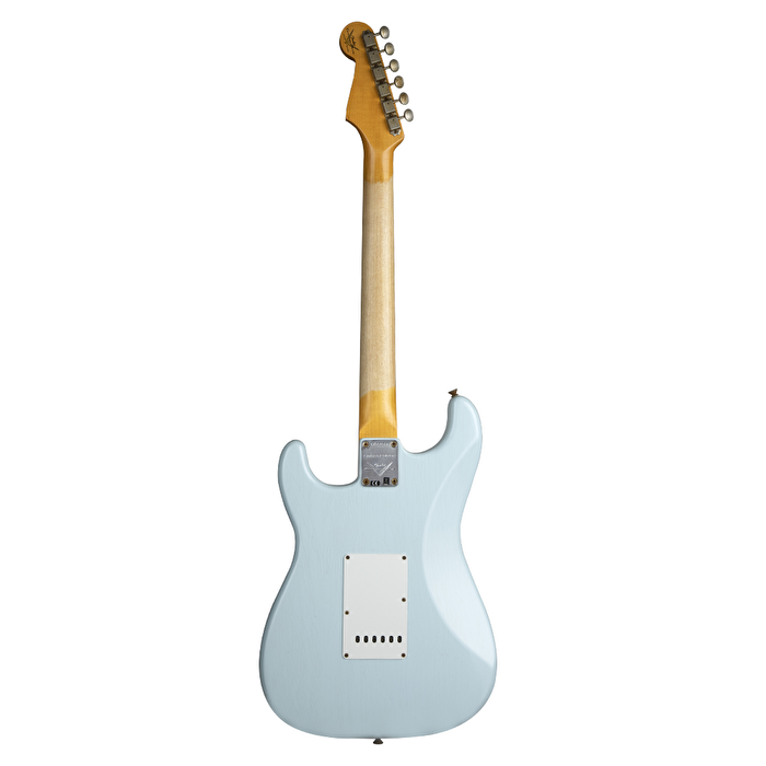 FENDER Custom Shop S20 Limited Edition 1960 Stratocaster Journeyman Relic Super Faded Aged Sonic Blue Elektro Gitar