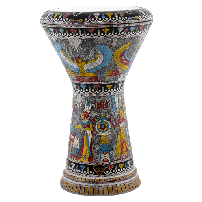 GEF ELFAN AD23-6500 Kültürel Motifli Darbuka 23 cm