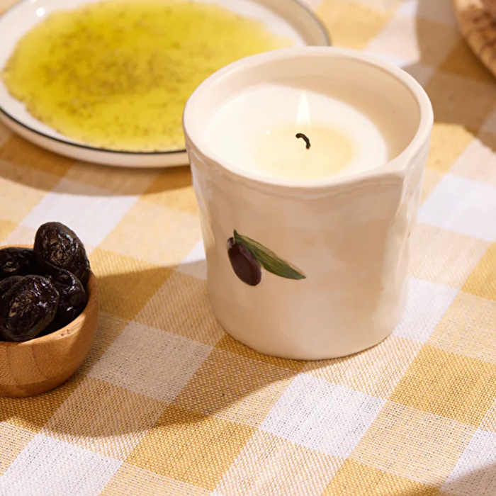 PADDYWAX Bistro Seramik Kutulu Mum Zeytin Fig&Olive 226 gr