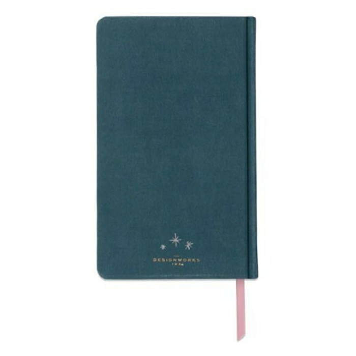 DESIGNWORKS INK Celestial Bookcloth Journal Ay Figürlü