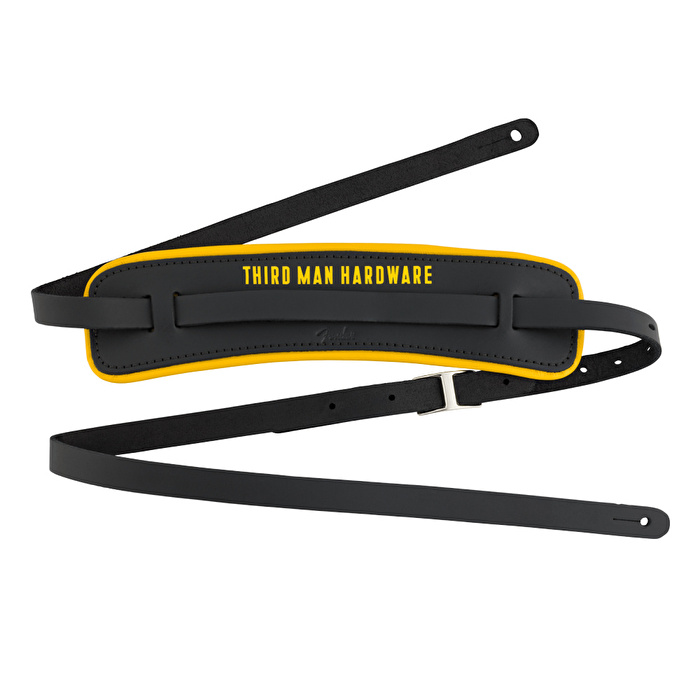 FENDER x Third Man Hardware Black Yellow Deri Gitar Askısı