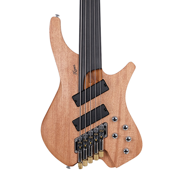 KOZMOS KHB-HFLB5-NT 5 Telli Perdesiz Headless Bas Gitar