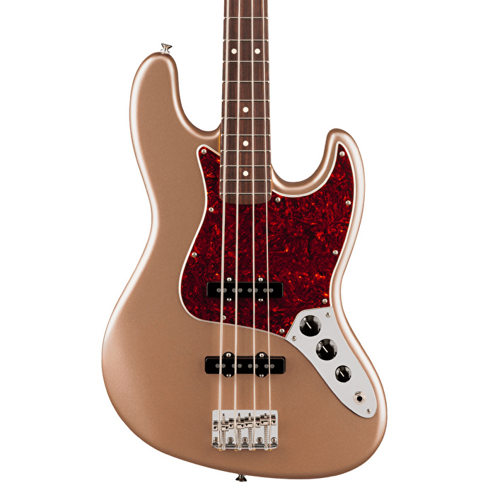 FENDER American Professional Classic Jazz Bass Gülağacı Klavye Faded Firemist Gold Bas Gitar