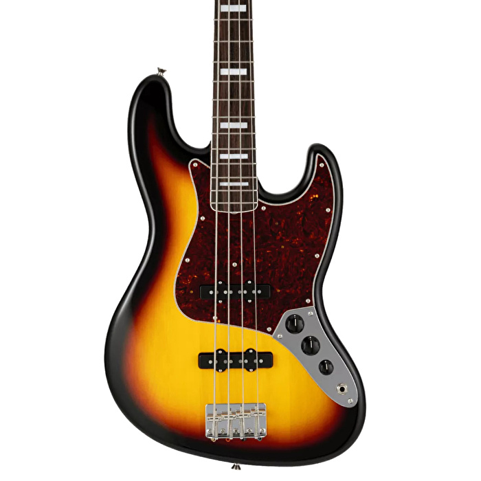 FENDER Made in Japan Traditional Late 60s Jazz Bass Gülağacı Klavye 3 Ton Sunburst w/Bag Bas Gitar