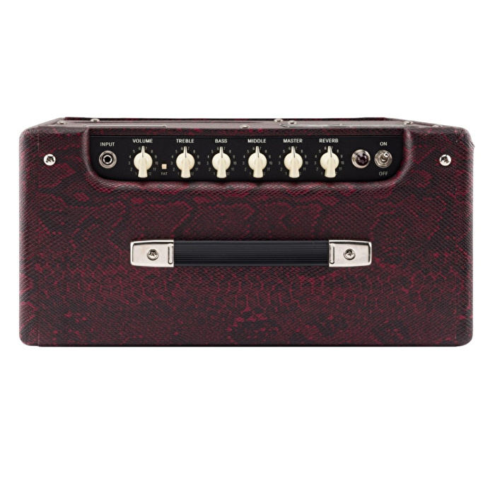 FENDER Limited Edition Blues Junior IV Red Snakeskin Texas Heat Elektro Gitar Amfisi