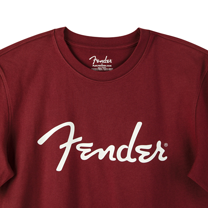FENDER® Spaghetti Logo Bordo T-Shirt