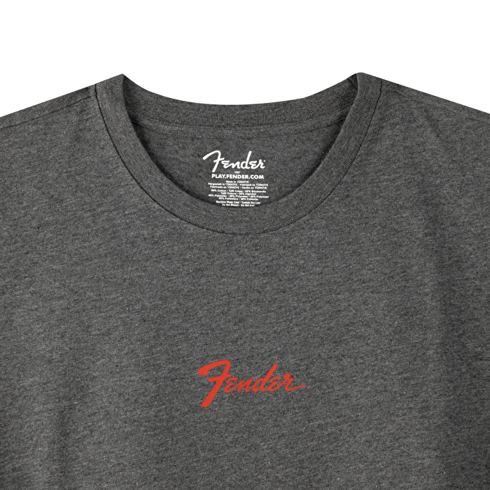 FENDER® Goldilocks and the Three Bears Antrasit T-Shirt