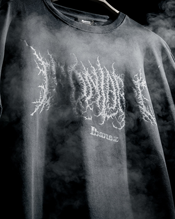 IBANEZ T-Shirt Iron Label Siyah