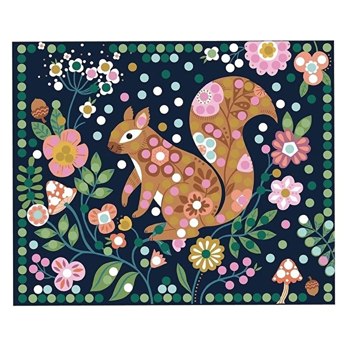 AUZOU Hayvanlar Dekorasyon Seti – Elmas Taşlı DIY El Sanatı