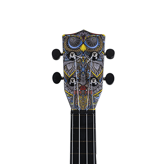 Karin Tribal Baykuş Desenli Soprano Ukulele