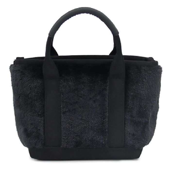 MAISON SACREE Miramar Peluş Siyah Extra Mini Kol Çantası