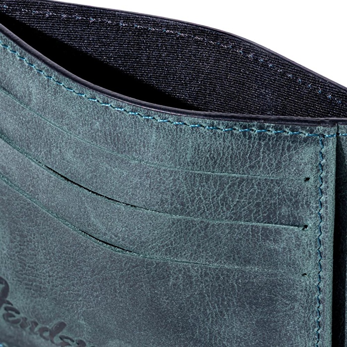 FENDER® Deri Zeytin Yeşili Kartlık