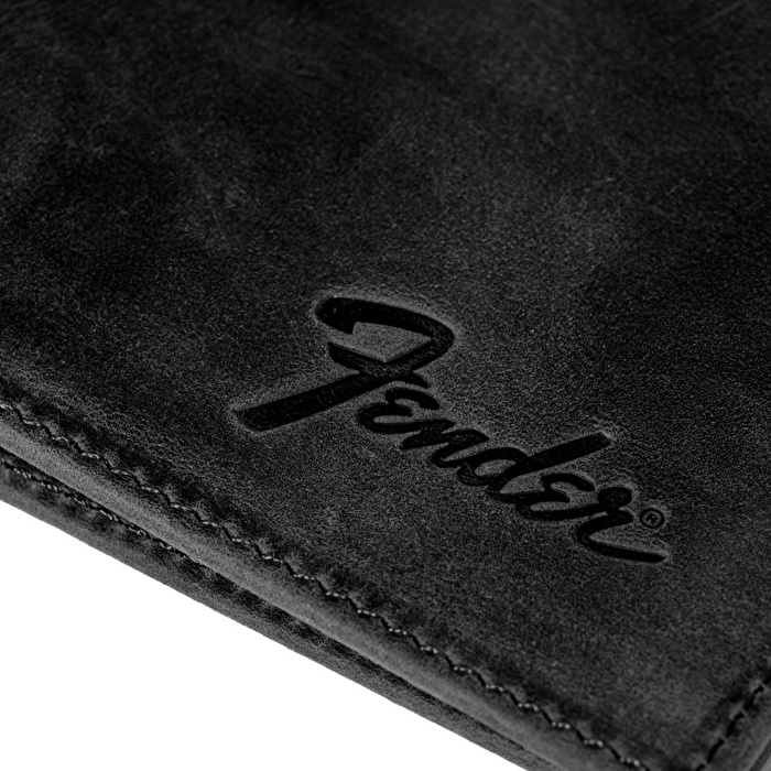FENDER® Deri Siyah Cüzdan