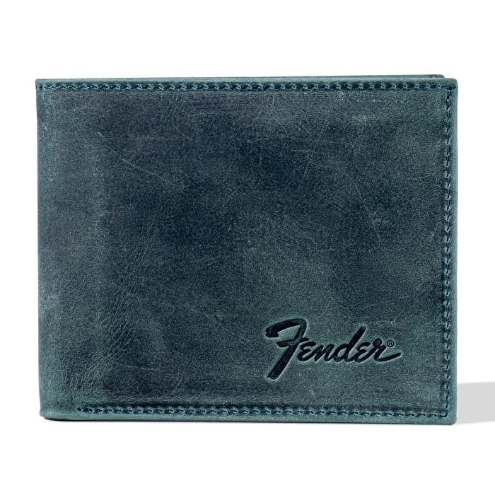 FENDER® Deri Zeytin Yeşili Cüzdan
