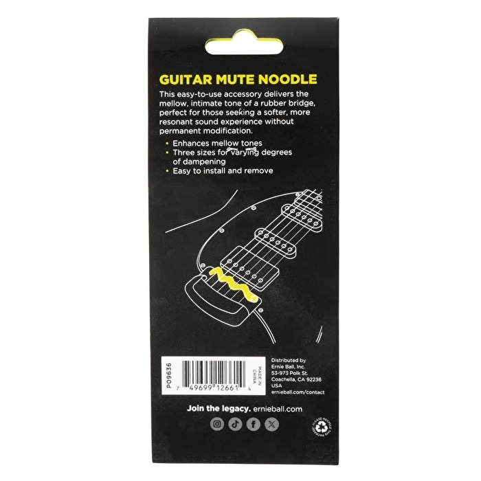 ERNIE BALL P09636 Noodle Gitar Susturucusu