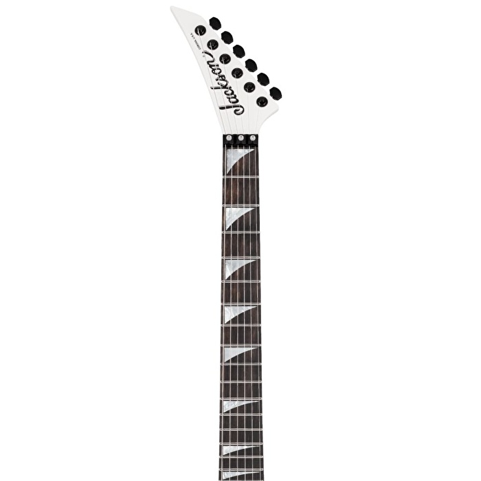 JACKSON American Series Rhoads RR24 Abanoz Klavye Snow White Elektro Gitar