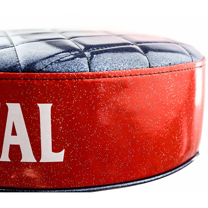 NATAL H-ST-DTBR – Mavi Davul Taburesi (Kırmızı Yan Detaylı)