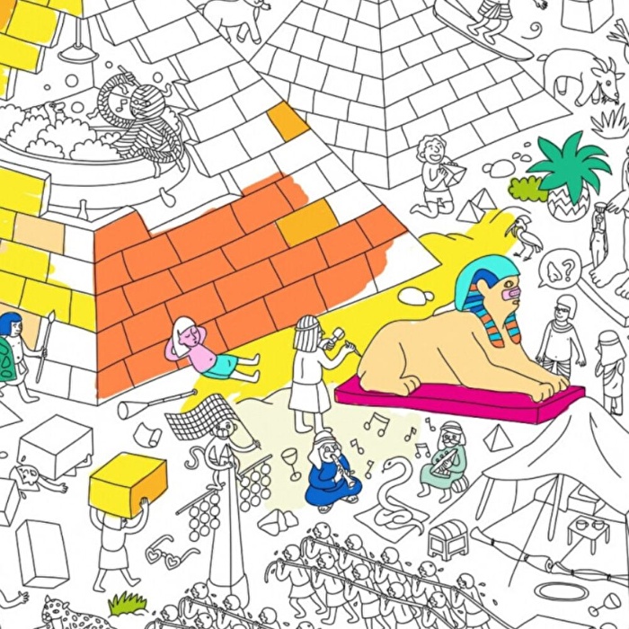 OMY Boyama Posteri - Pyramids