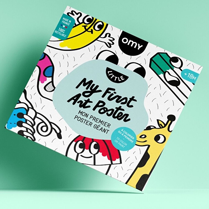 OMY Boyama Posteri- My First Art Poster